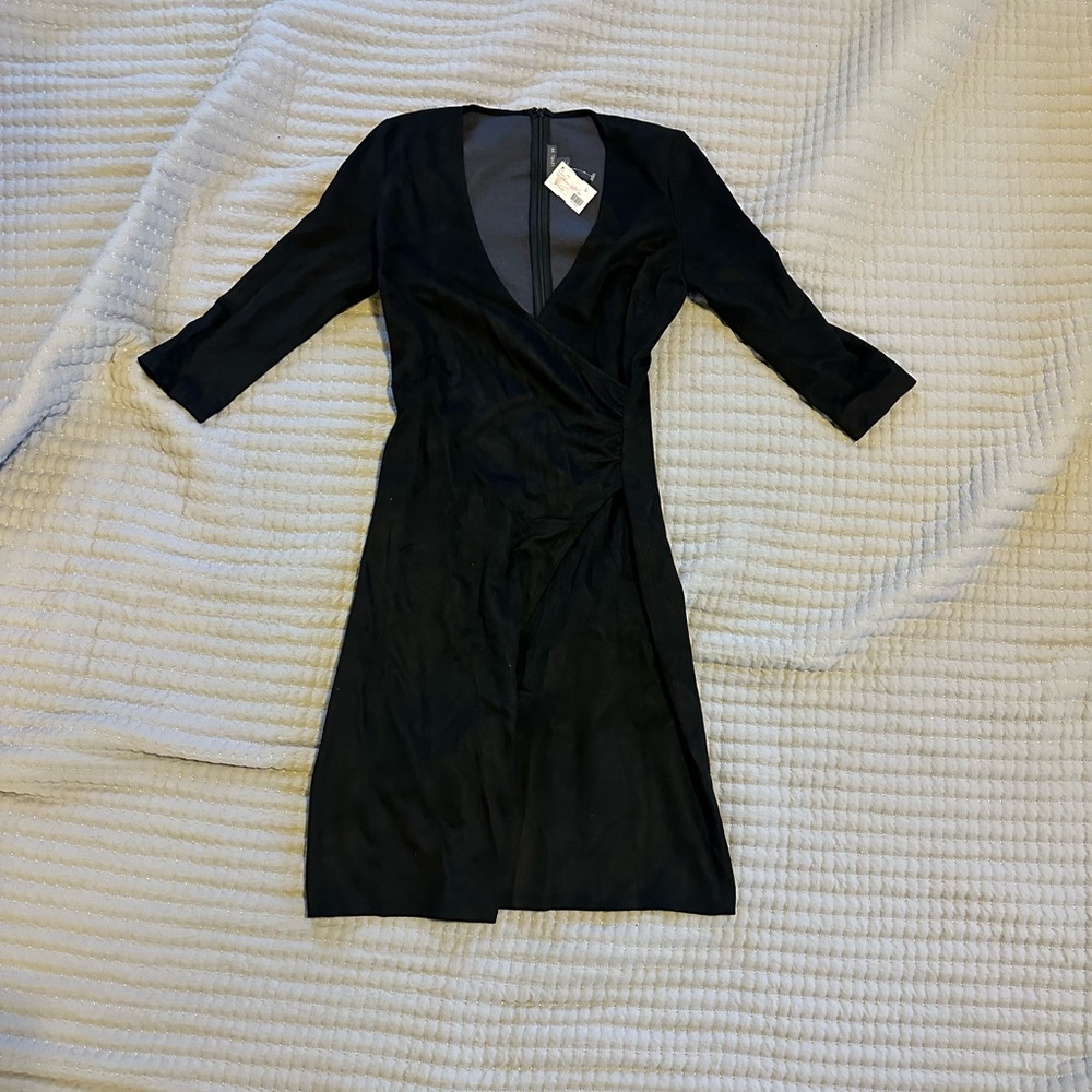 Classic Chic NWT Vegan suede dress